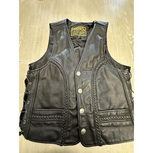 Buffalo Snap Lace Vest  by Hudson Leather  women's size 42